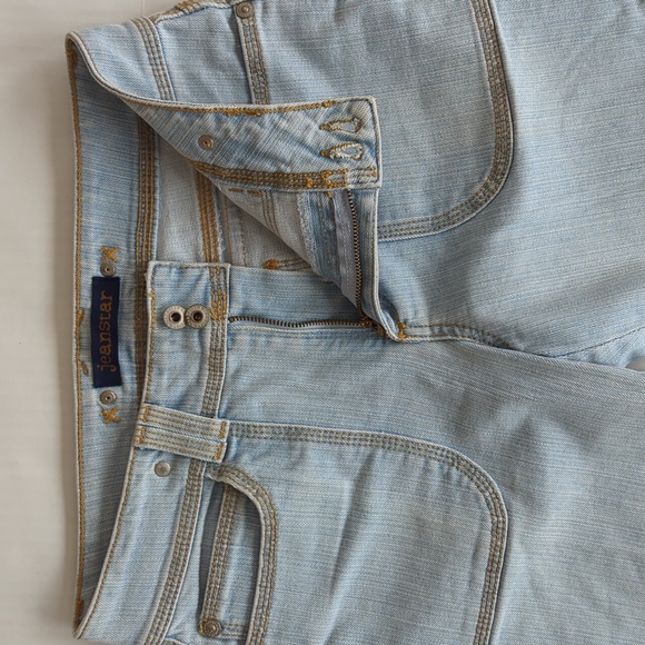 Jeanstar Cuffed Capri Jeans Size 8 Blue - Picture 9 of 16